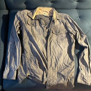 Banana Republic Gray Lightweight Shirt Jacket